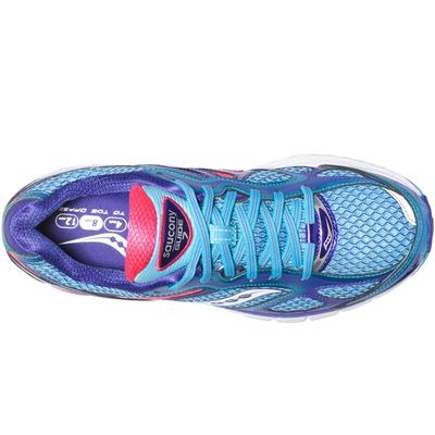 Saucony Womens Guide 7 Running Shoes - Blue/ViZiPINK - main image