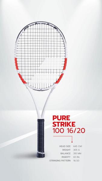 Babolat Pure Strike 100 16x20 Tennis Racket (2024) - main image