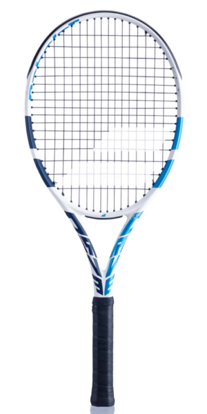 Babolat Evo Drive Lite Tennis Racket (2024) - White/Blue - main image