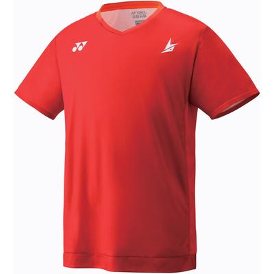 Yonex Mens 10295EX Lin Dan Polo Shirt - Red
