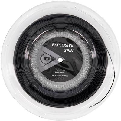 Dunlop Explosive Spin 17 (1.25mm) 200m Tennis String Reel - Black - main image