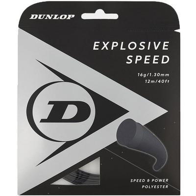 Dunlop Explosive Speed 16 (1.30mm) Tennis String Set - Black - main image