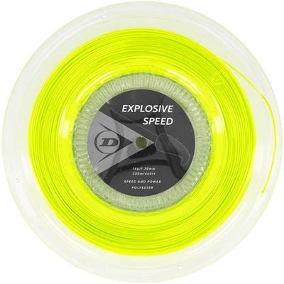 Dunlop Explosive Speed 16 (1.30mm) 200m Tennis String Reel - Yellow - main image
