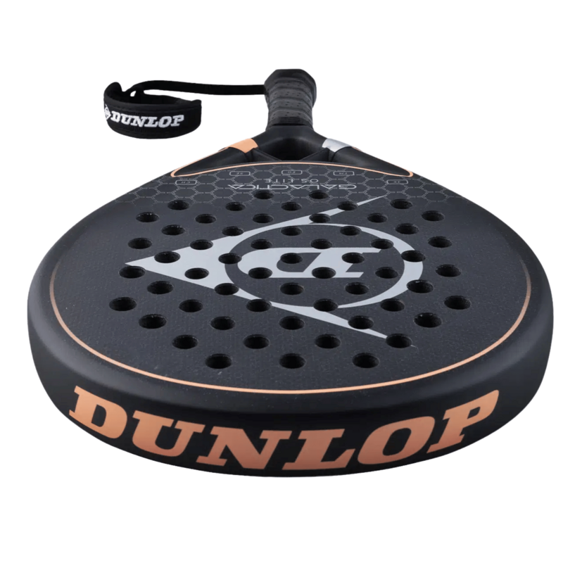 Dunlop Galactica OS Lite Padel Racket - Peach/Silver Foil - main image