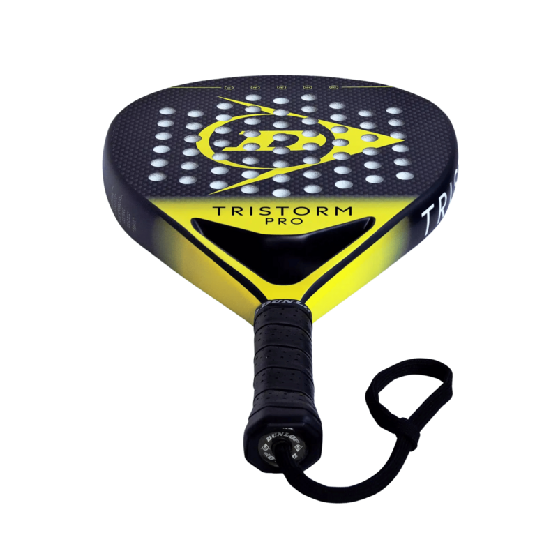 Dunlop Tristorm Pro Padel Racket 2025 - Black/Yellow/Grey/White - main image