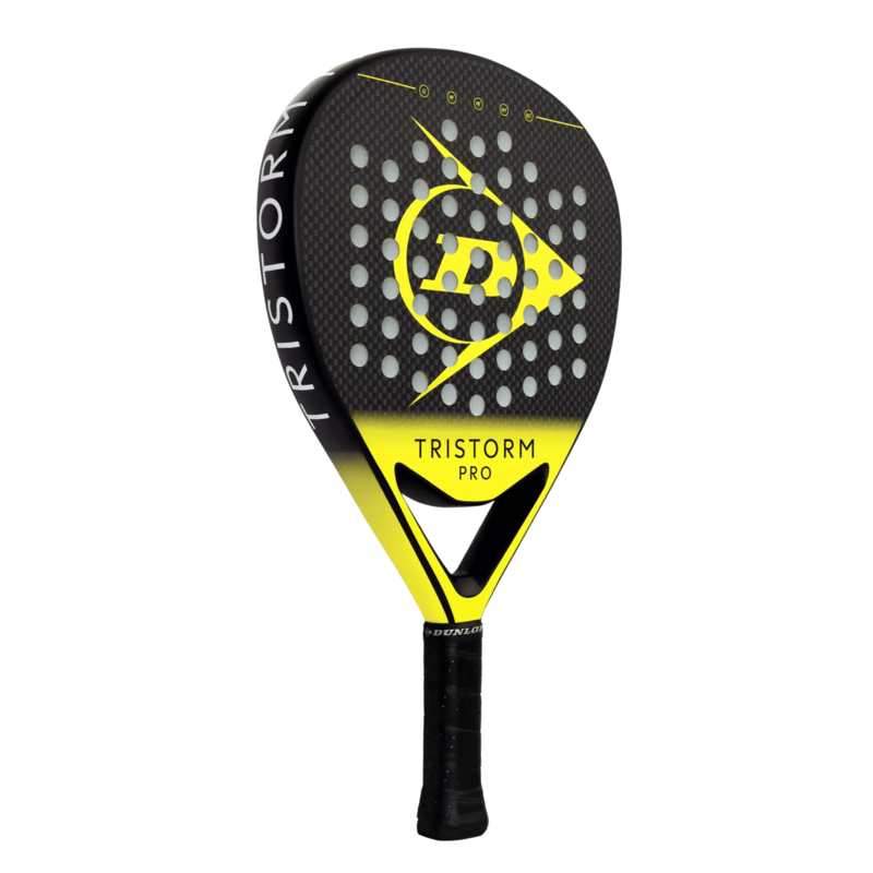 Dunlop Tristorm Pro Padel Racket 2025 - Black/Yellow/Grey/White - main image