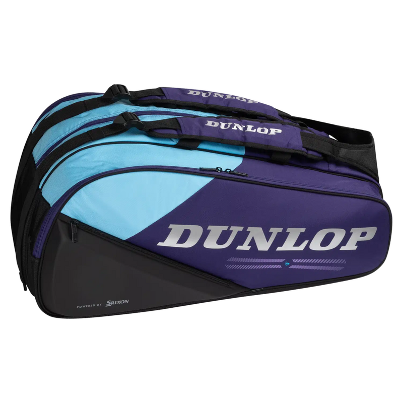 Dunlop FX Performance 12 Racket Backpack - Violet/Black/Cyan - main image