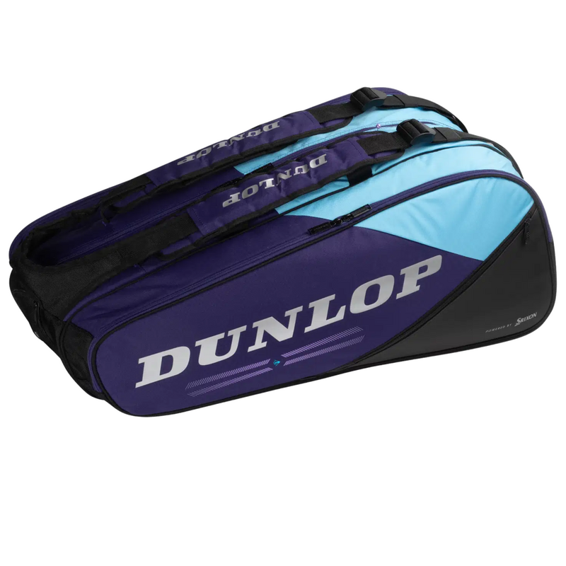 Dunlop FX Performance 12 Racket Backpack - Violet/Black/Cyan - main image