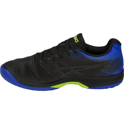 Asics Mens Solution Speed FF Tennis Shoes - Black/Illusion Blue - main image