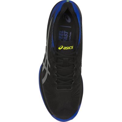 Asics Mens Solution Speed FF Tennis Shoes - Black/Illusion Blue