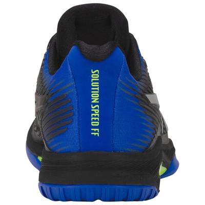 Asics Mens Solution Speed FF Tennis Shoes Black Illusion Blue 10 Black