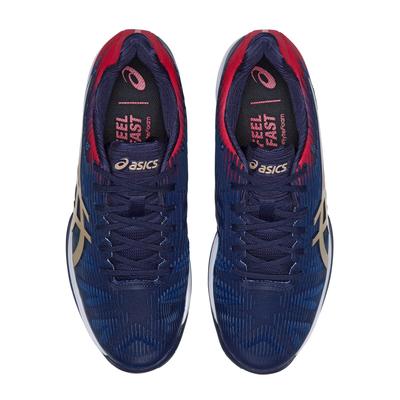 Asics Mens Solution Speed FF Tennis Shoes - Peacoat/Champagne - main image