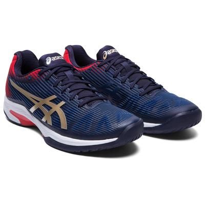 Asics Mens Solution Speed FF Tennis Shoes - Peacoat/Champagne - main image