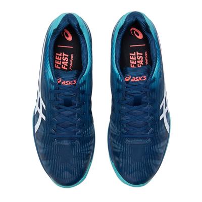 Asics Mens Solution Speed FF Tennis Shoes - Mako Blue/White - main image