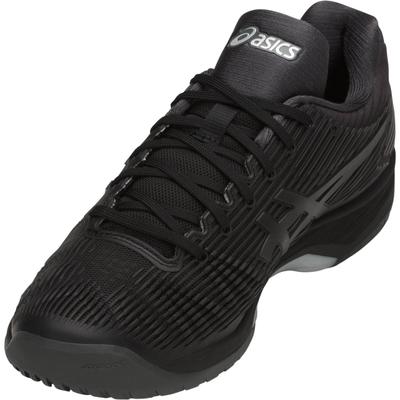 Asics Mens Solution Speed FF Tennis Shoes - Black/Silver - main image