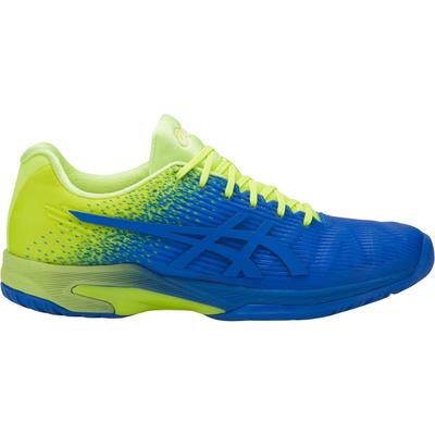Asics Mens Solution Speed FF Limited Edition Tennis Shoes - Blue/Yellow - main image