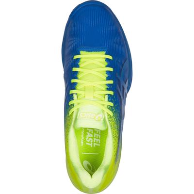 Asics Mens Solution Speed FF Limited Edition Tennis Shoes - Blue/Yellow - main image