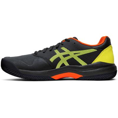 Asics Mens GEL-Game 7 Clay Court Tennis Shoes - Black/Sour Yuzu - main image