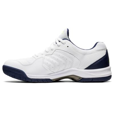 Asics Mens GEL-Dedicate 6 Tennis Shoes - White/Peacoat - Tennisnuts.com