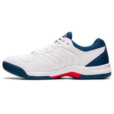 Asics Mens GEL-Dedicate 6 Tennis Shoes - White/Mako Blue - main image