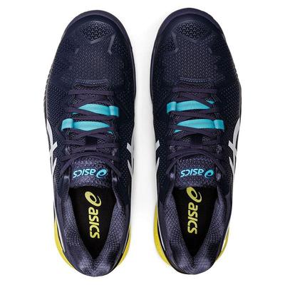 Asics Mens GEL-Resolution 8 Clay Tennis Shoes - Indigo Fog - main image