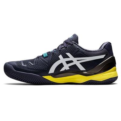 Asics Mens GEL-Resolution 8 Clay Tennis Shoes - Indigo Fog - main image