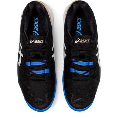 Asics Mens GEL-Resolution 8 Tennis Shoes - Black/White - main image