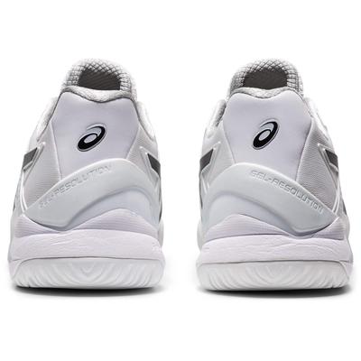 Asics Mens GEL-Resolution 8 Tennis Shoes - White/Black - main image