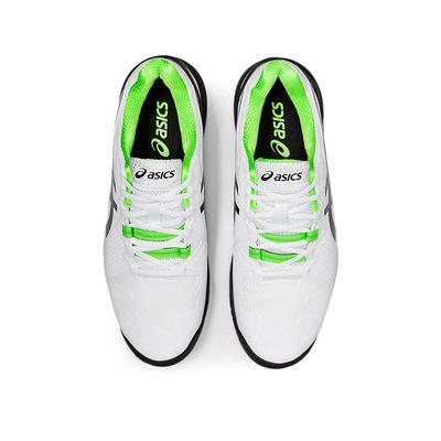 Asics Mens GEL-Resolution 8 Tennis Shoes - White/Green Gecko - main image