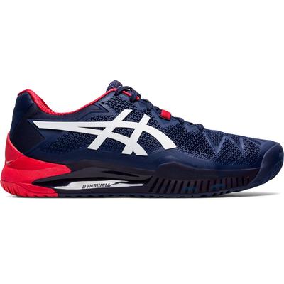 Asics Mens GEL-Resolution 8 Tennis Shoes - Peacoat/White - main image