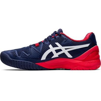 Asics Mens GEL-Resolution 8 Tennis Shoes - Peacoat/White - main image