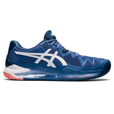 Asics Mens GEL-Resolution 8 Tennis Shoes - Blue Harmony - main image