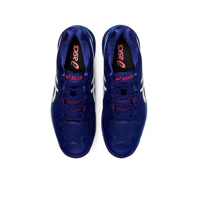 Asics Mens GEL-Resolution 8 Tennis Shoes -  Dive Blue/White - main image