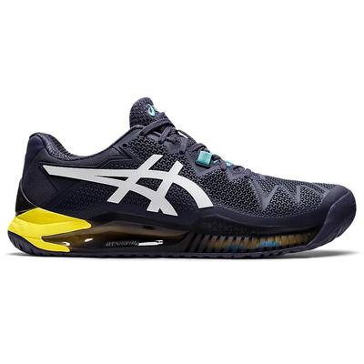Asics Mens GEL-Resolution 8 Tennis Shoes - Indigo Fog/White - main image