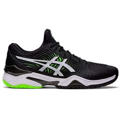Asics Mens Court FF 2 Tennis Shoes - Black/Gecko Green - main image