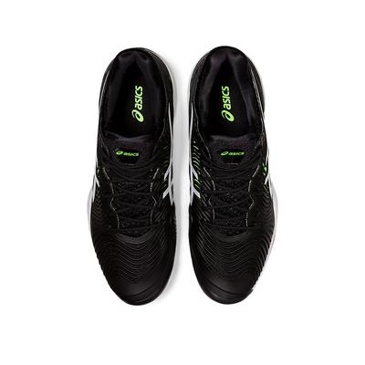 Asics Mens Court FF 2 Tennis Shoes - Black/Gecko Green - main image