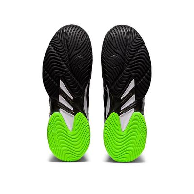 Asics Mens Court FF 2 Tennis Shoes - Black/Gecko Green - main image