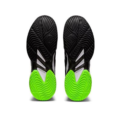 Asics Mens Court FF 2 Tennis Shoes - Black/Gecko Green