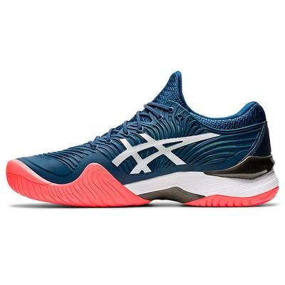 Asics Mens Court FF 2 Tennis Shoes - Mako Blue/White - main image