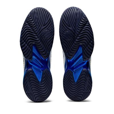 Asics Mens Court FF Novak Tennis Shoes - White/Asics Blue - main image