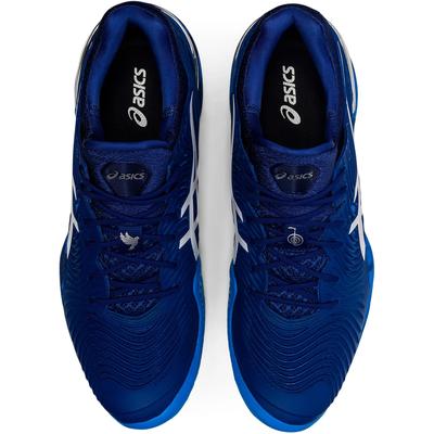 Asics Mens Court FF 2 Novak Tennis Shoes - Blue Print/White