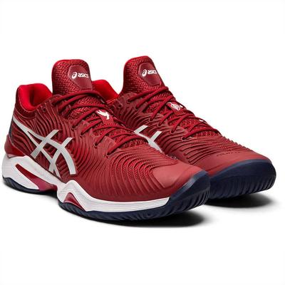 Asics Mens Court FF Novak Tennis Shoes - Burgundy/White - main image