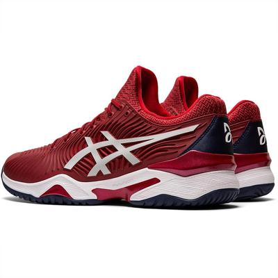 Asics Mens Court FF Novak Tennis Shoes - Burgundy/White - main image