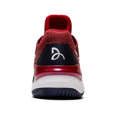 Asics Mens Court FF Novak Tennis Shoes - Burgundy/White - main image