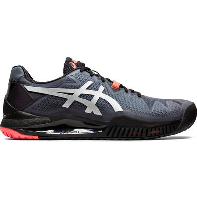 Asics Mens GEL-Resolution 8 L.E. Tennis Shoes - Black/Sunrise Red - main image