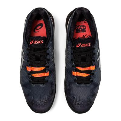 Asics Mens GEL-Resolution 8 L.E. Tennis Shoes - Black/Sunrise Red - main image
