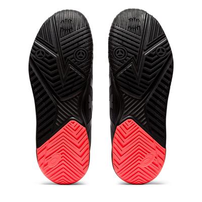 Asics Mens GEL-Resolution 8 L.E. Tennis Shoes - Black/Sunrise Red - main image