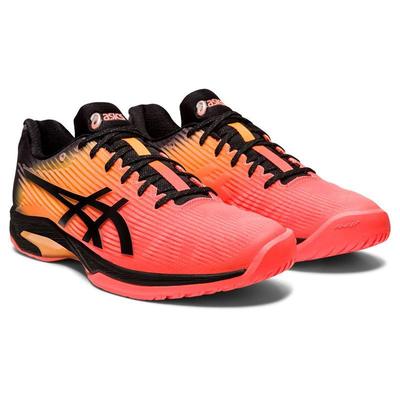 Asics Mens Solution Speed FF LE Modern Tokyo Tennis Shoes - Flash Coral/Black - main image