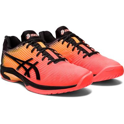 Asics Mens Court Speed FF LE Modern Tokyo Tennis Shoes - Flash Coral/Black - main image