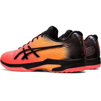 Asics Mens Court Speed FF LE Modern Tokyo Tennis Shoes - Flash Coral/Black